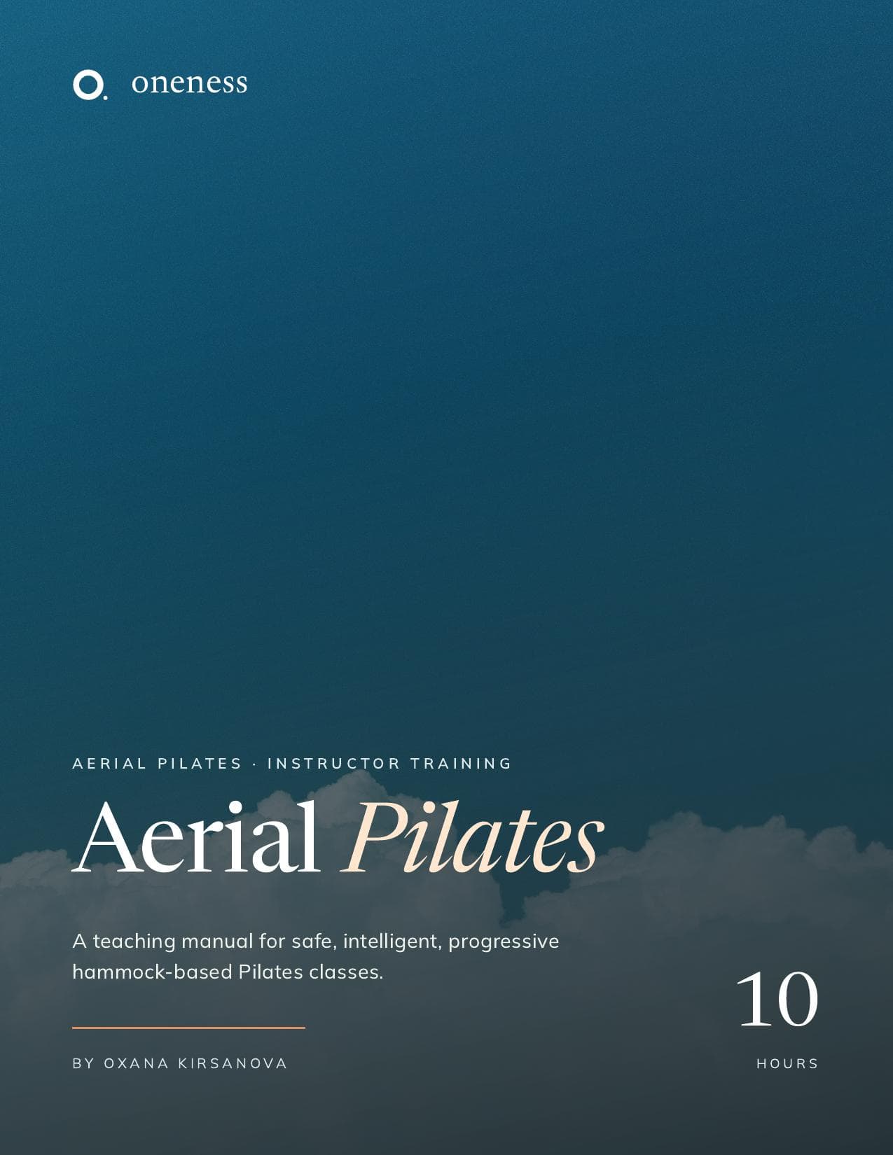 Cover of Aerial Pilates Instructor Training: 10-Hour Specialized Certification Manual
