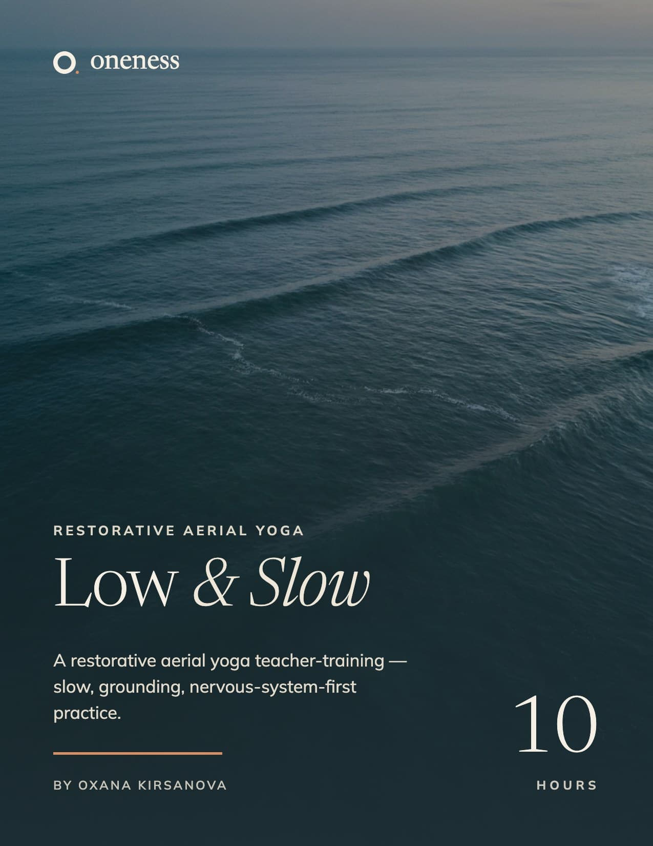 Cover of Restorative Aerial Yoga Teacher Training: 10-Hour Specialized Certification Manual